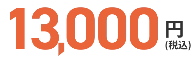 13,000円（税込）